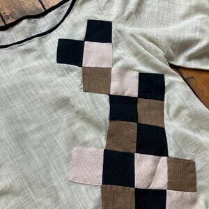 Vintage handmade cottagecore blouse